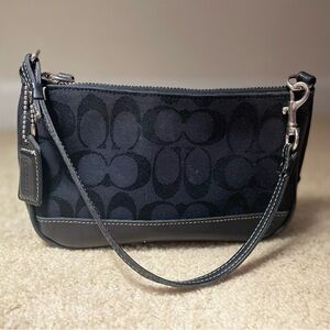 Vintage Coach Black Purse